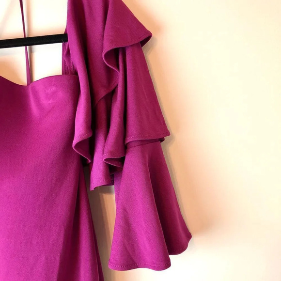 WHBM | Off the Shoulder 3/4 Tiered Top - Picture 3 of 6